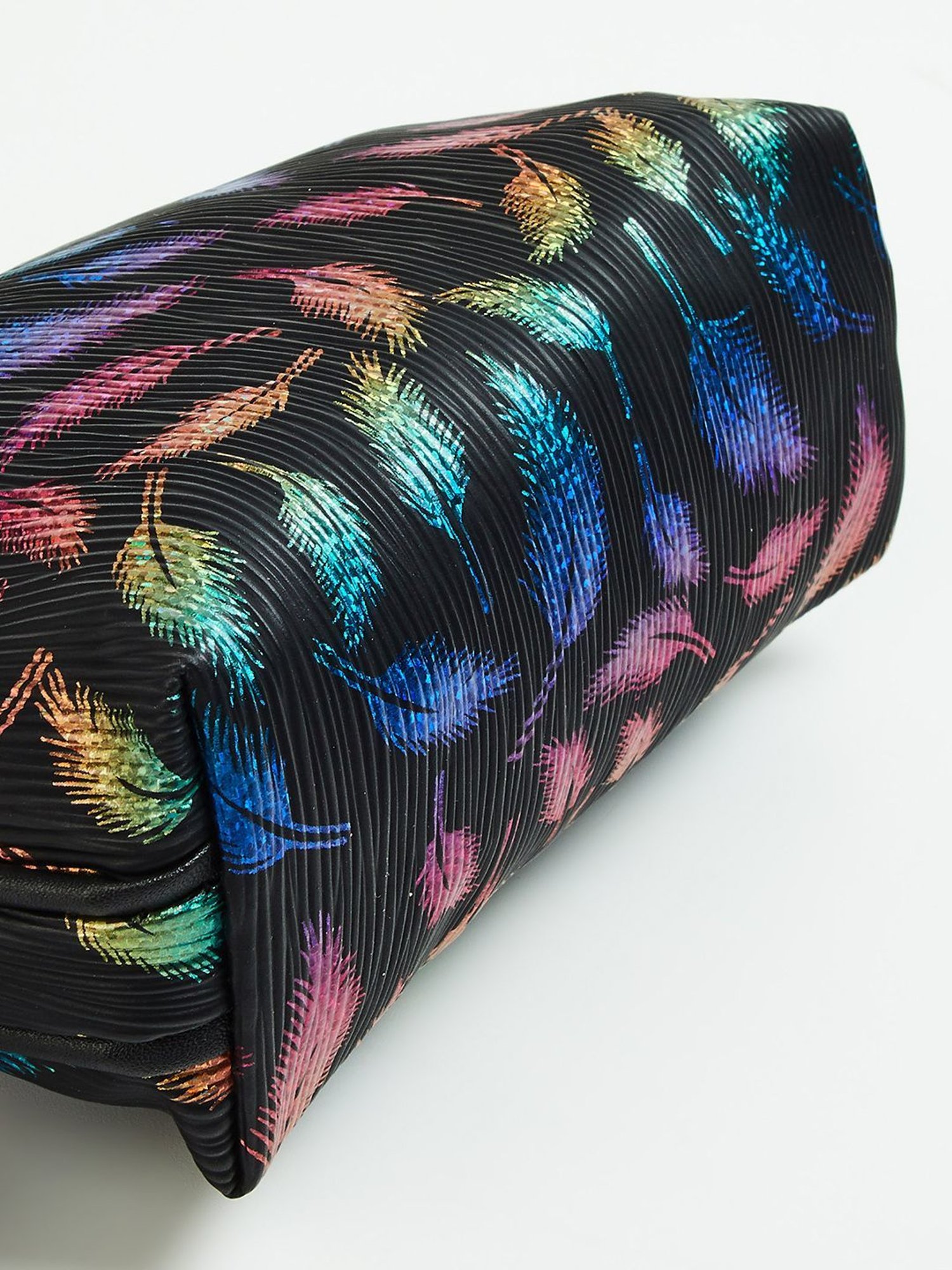 Ginger by Lifestyle Black & Pink Printed Free Size Toiletry Pouch