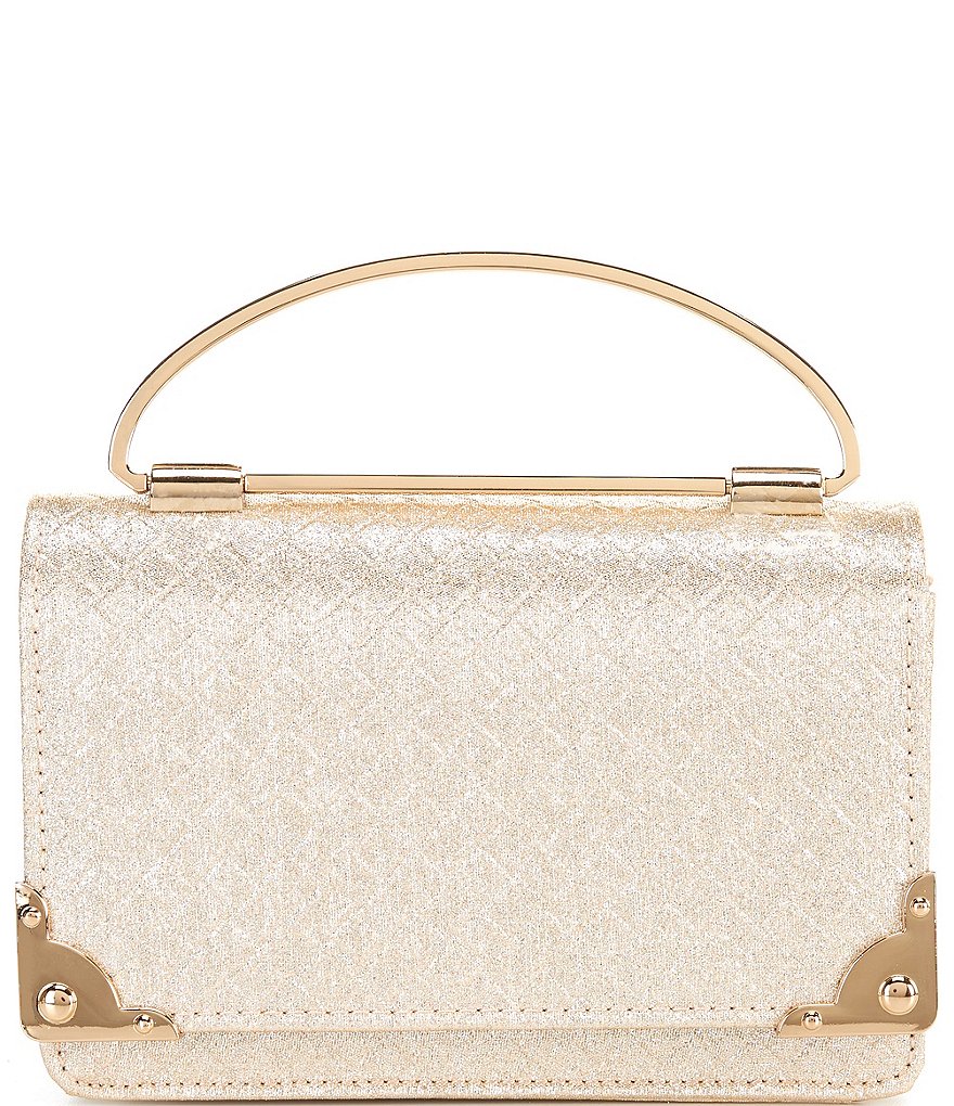 Kate Landry Satin Buckle Clutch Bag