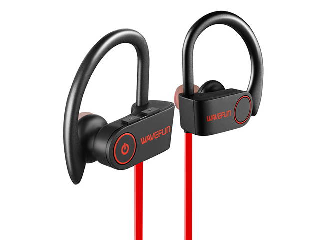AutofeelSunriseoffice Bluetooth Earphone Headset Wireless Headphone With Mic 3D Bass Stereo Sport Earbuds IPX7 Waterproof For Phone iPhone Samsung Xiaomi