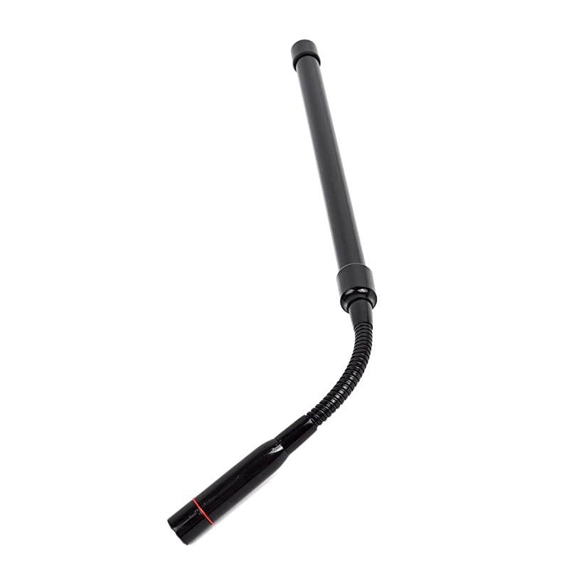 SMA Male Gooseneck CS Tactical with Black Fiberglass Antenna VHFUHF Dual Band 15inch Antenna for Two Way Radio VX6R VX7R VX8d VX2R UV3R PX2R THUV3R ZT2R