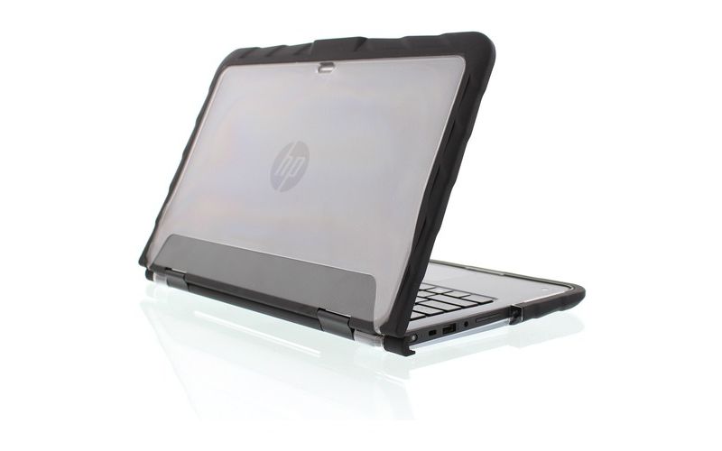 Gumdrop DropTech HP Elitebook X360 1030 G2 2-in-1 Case - For HP Notebook - Black, Transparent - Drop Resistant, Shock Resistant