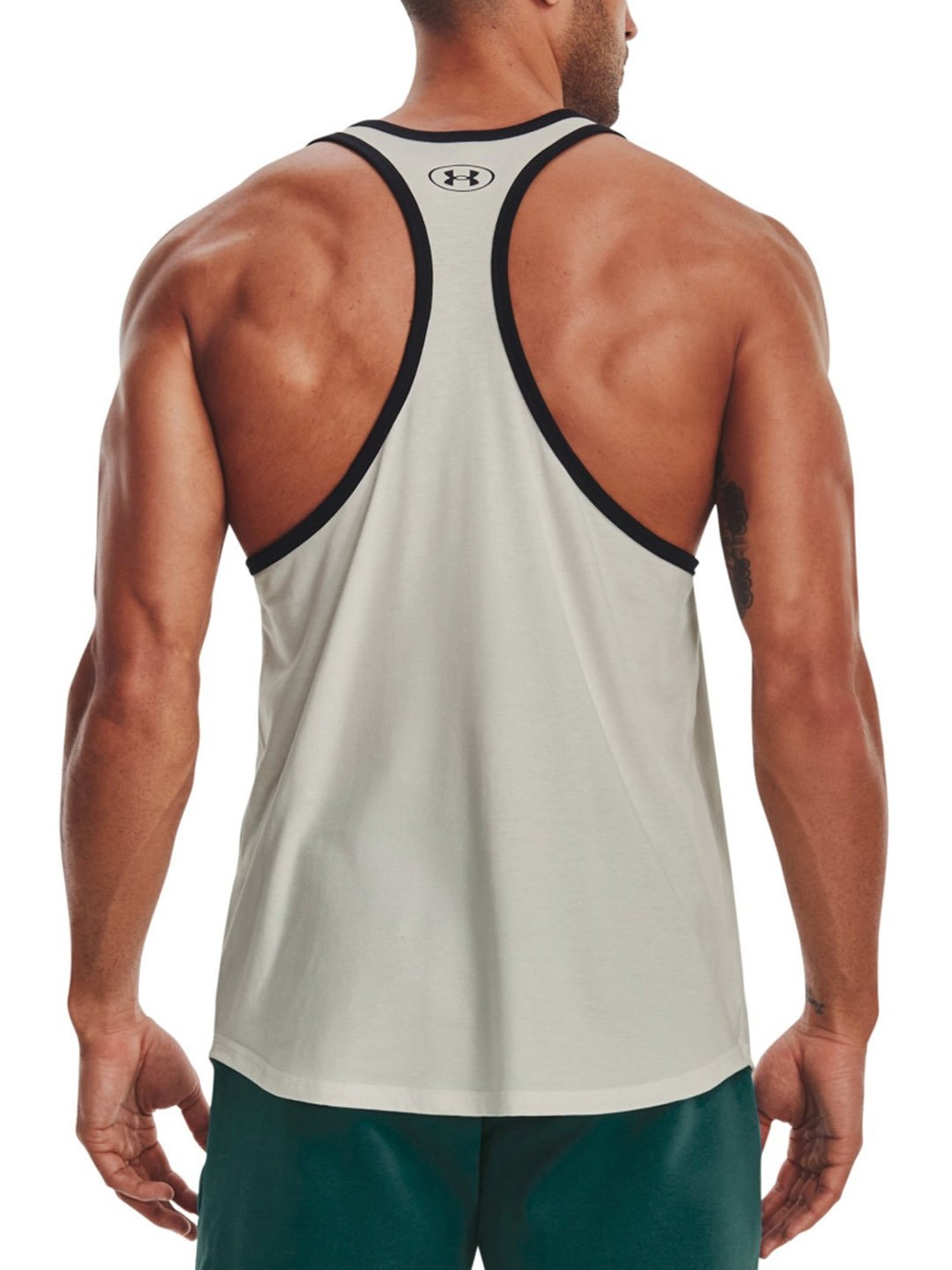 Under Armour White Regular Fit Tank Tee