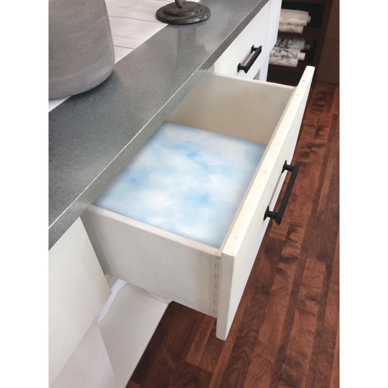 RoomMates Cloud Peel & Stick Wallpaper Blue