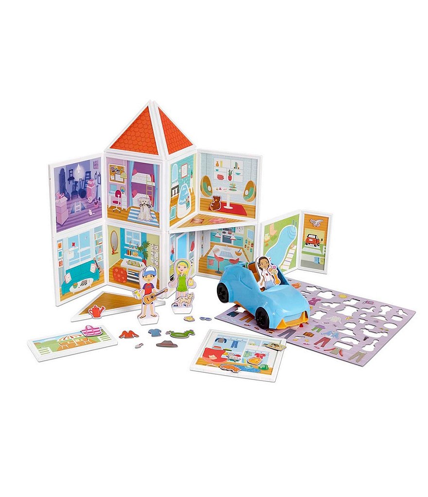 Melissa & Doug Magnetivity STEM Our House Magnetic Building Play Set