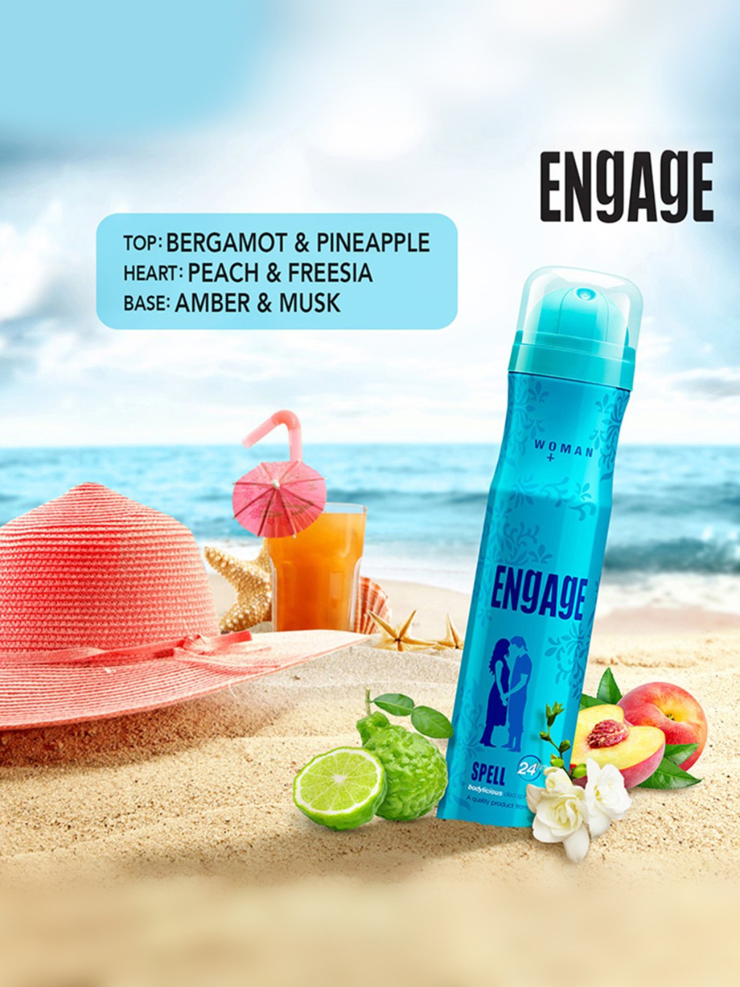 Engage Spell Deodorant for Women - 150 ml