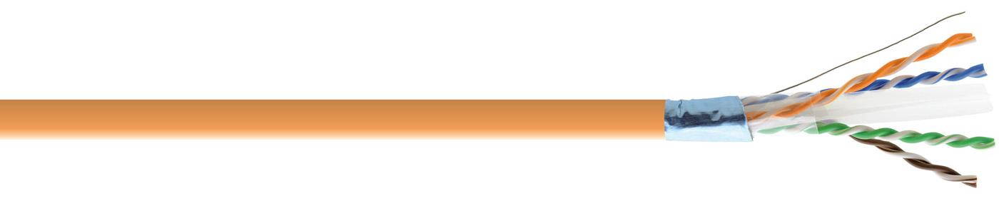 Kramer BCLS-33OR-5 CAT 6A F/UTP LSZH Bulk Cable w/1-Yr Warranty