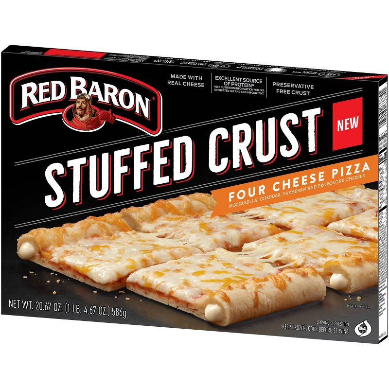 Red Baron Stuffed Crust Four Cheese Frozen Pizza - 20.67oz