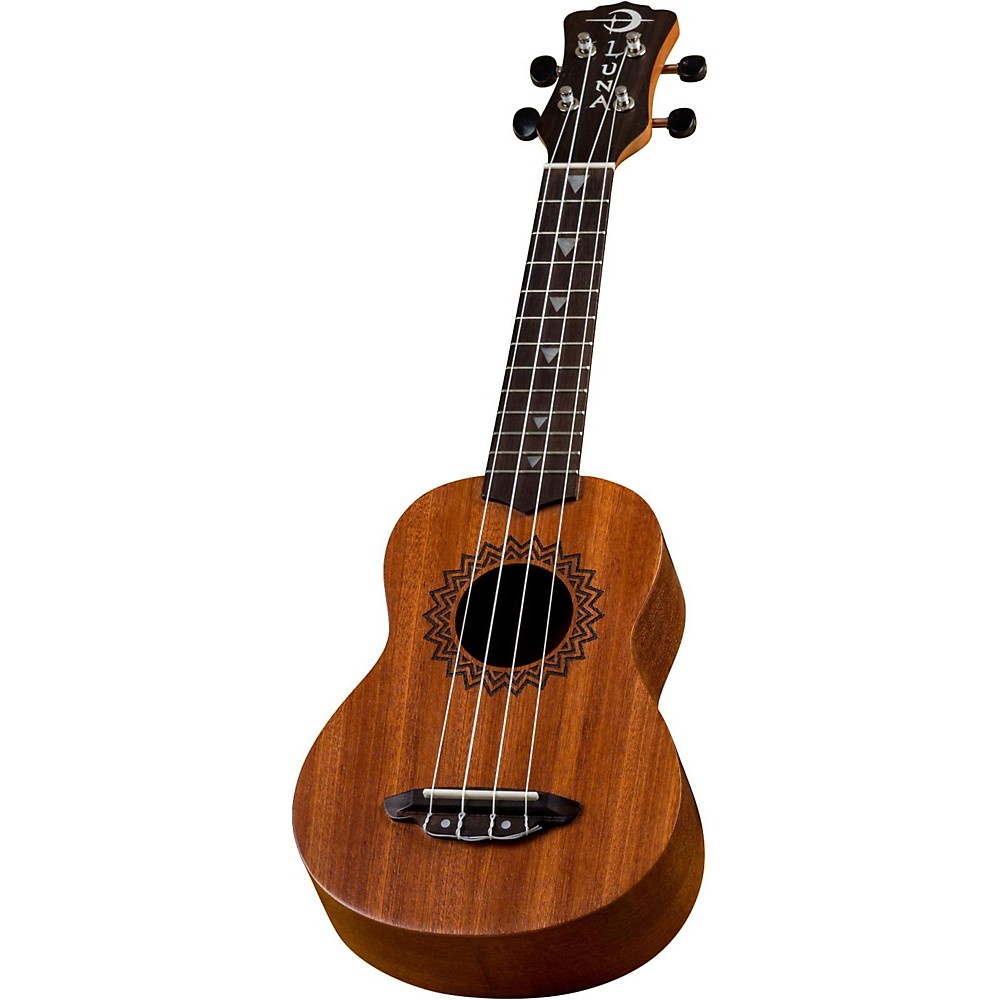 Luna Guitars Soprano Vintage Mahogany Ukulele Natural