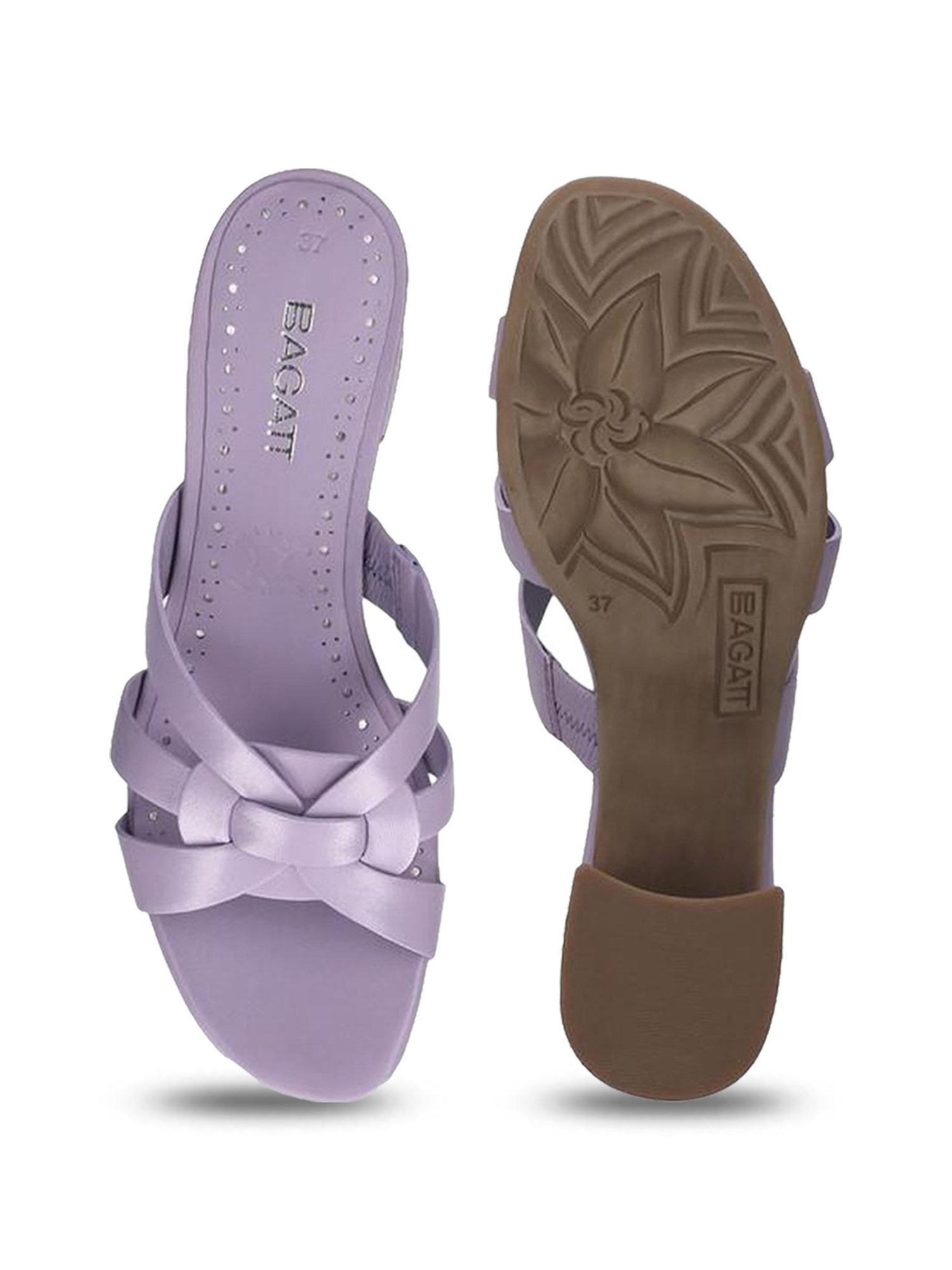 Bagatt Women's Vanita Lavender Casual Sandals