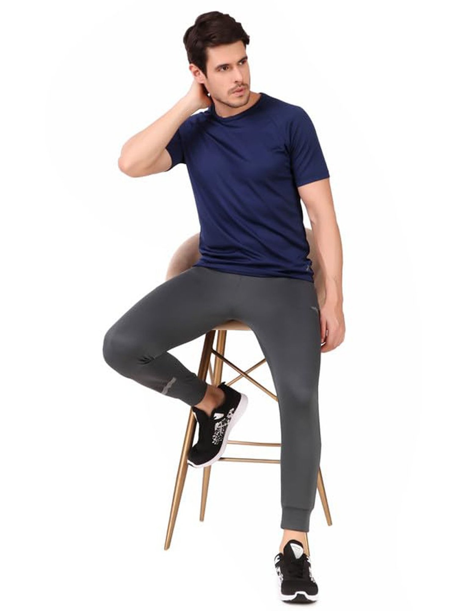 Vector X Navy Regular Fit T-Shirt