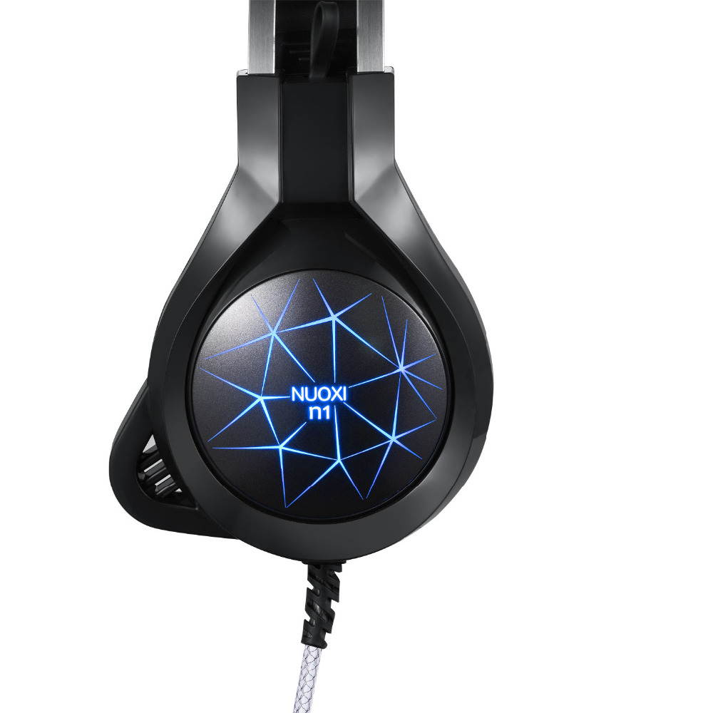 Heavy Bass Light Comfortable Computer Games LED Luminous Headphone with 3.5 mm Jack Earphone Microphones Headset