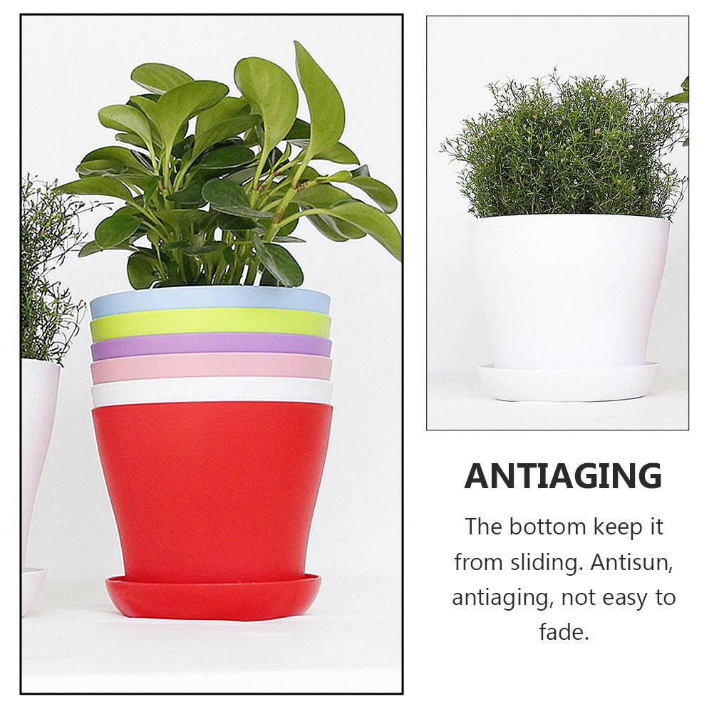 25pcs Garden Bonsai Base Holder Round Gardening Pot Tray Plant Pot Water Tray