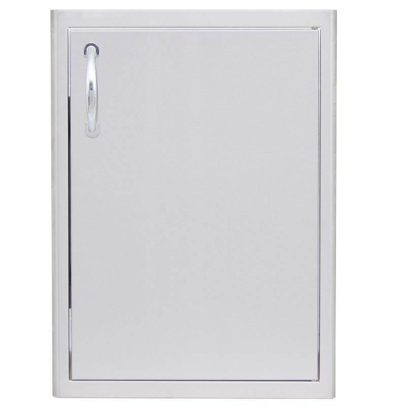 Blaze Grills Universal Stainless Steel Outdoor Kitchen Cabinet BBQ Island Single Access Door, Right Side