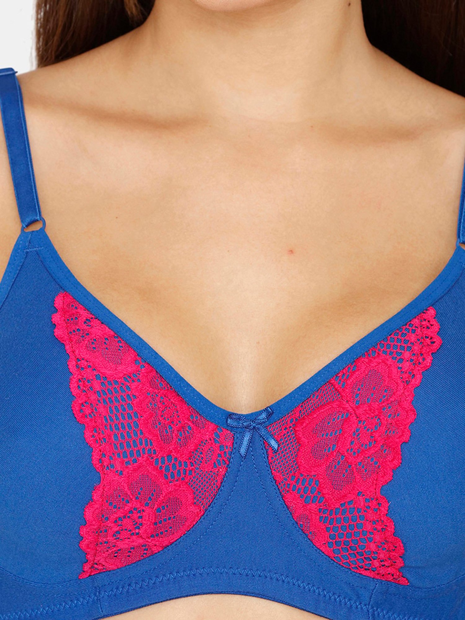 Coucou by Zivame Blue Non-Wired Padded Bra