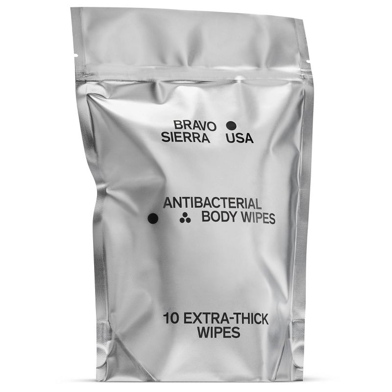 Bravo Sierra Antibacterial Body Wipes - 10ct