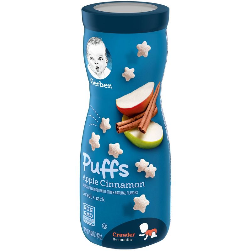 Gerber Puffs Apple Cinnamon Cereal Baby Snack - 1.48oz