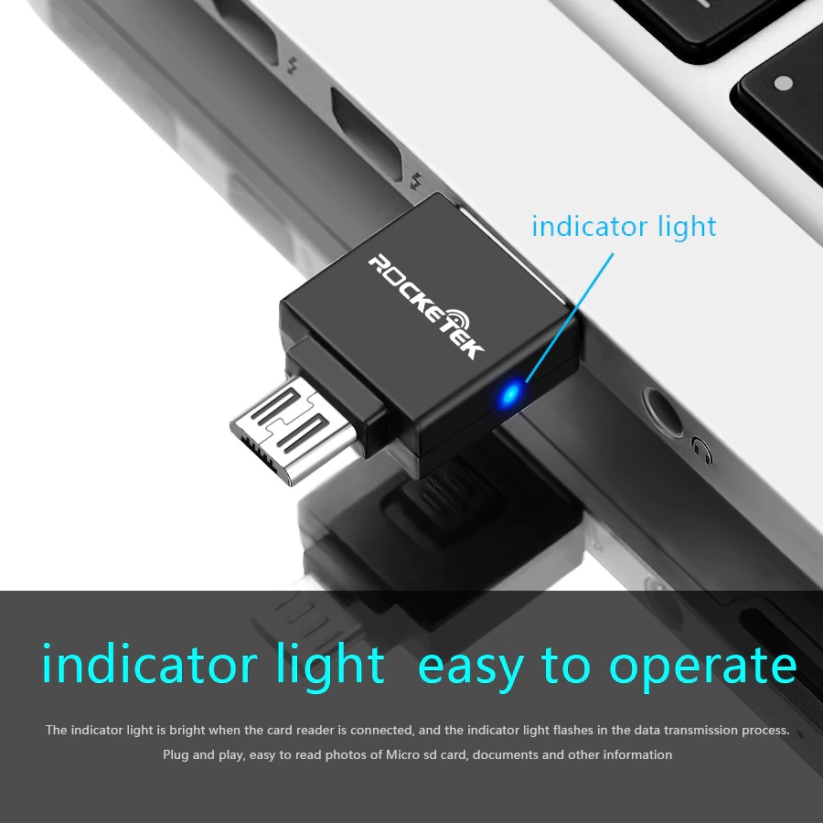 Misskit high quality micro usb 2.0 multi memory otg phone card reader adapter for TF micro SD pc computer laptop accessories.