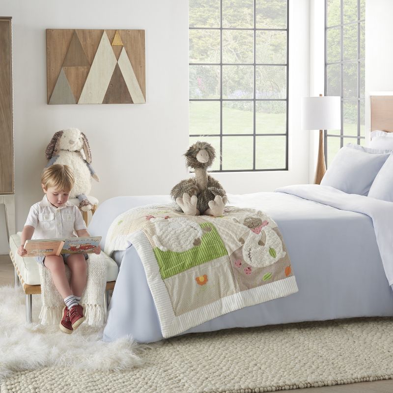 Mina Victory Plush Ostrich Grey 14" x 27" Stuffed Animal