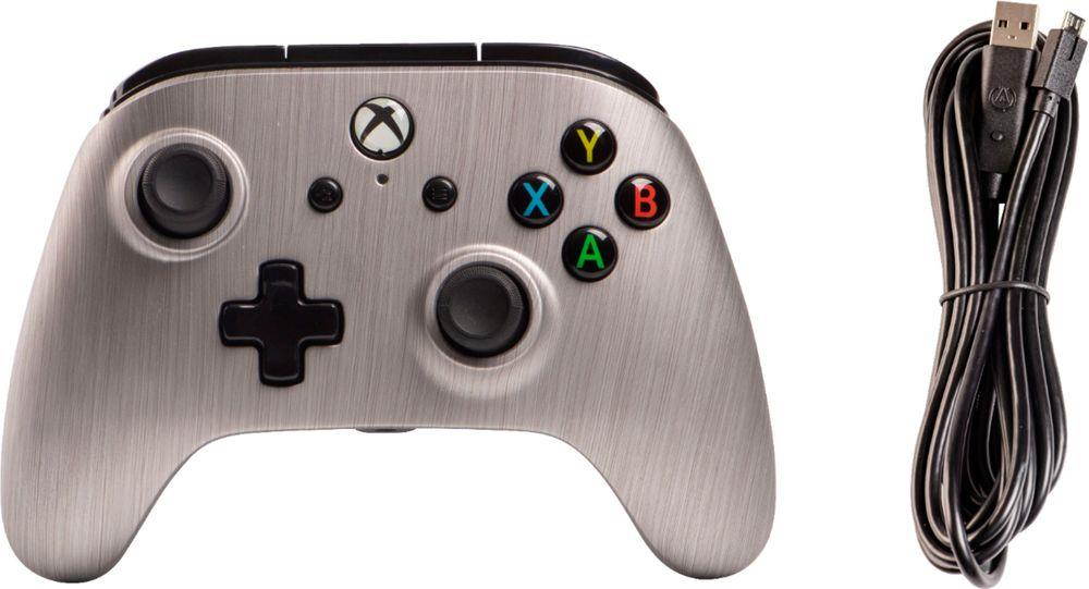 Enhanced Wired Controller for Xbox One - Brushed Aluminum