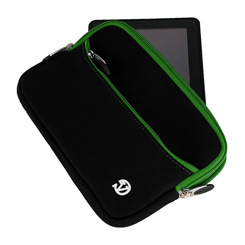 Black Gray 7-inch Neoprene Tablet Sleeve Case for Kobo Nia, Clara, Aura, Aura H2O Edition 2