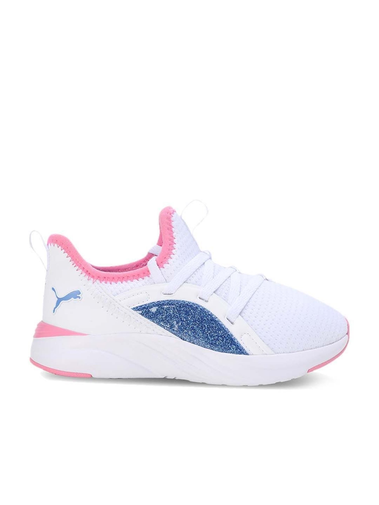 Puma Kids Soft Sophia 2 Deep Dive PS White Running Shoes