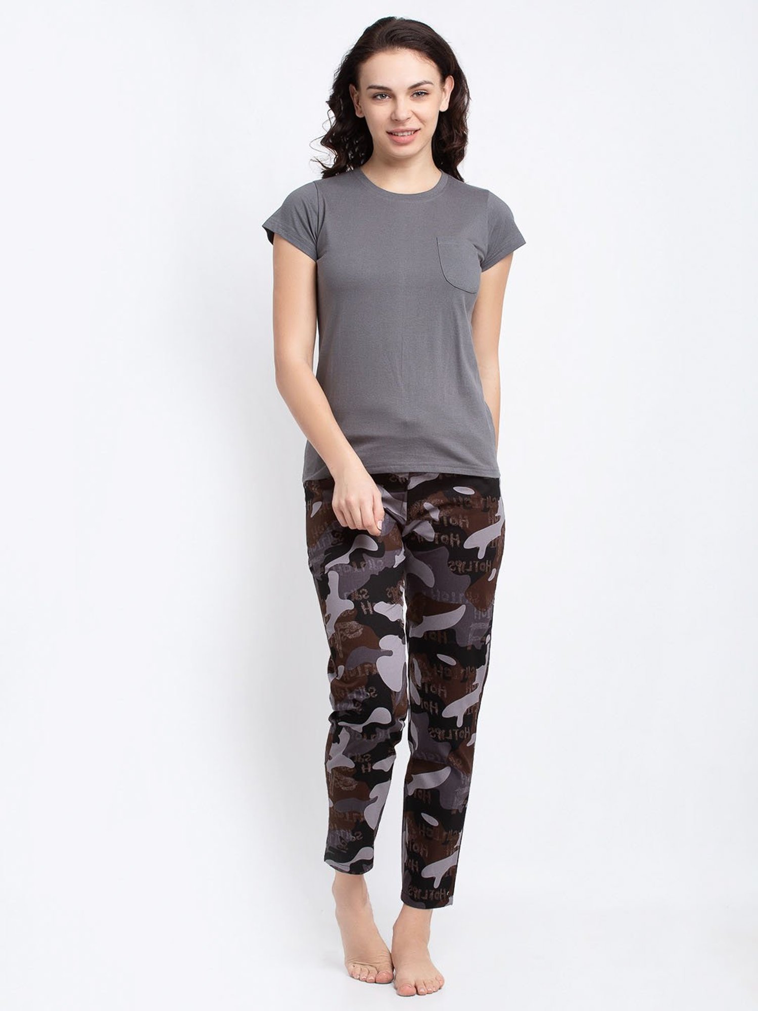 Boston Club Multicolor Top With Pyjamas