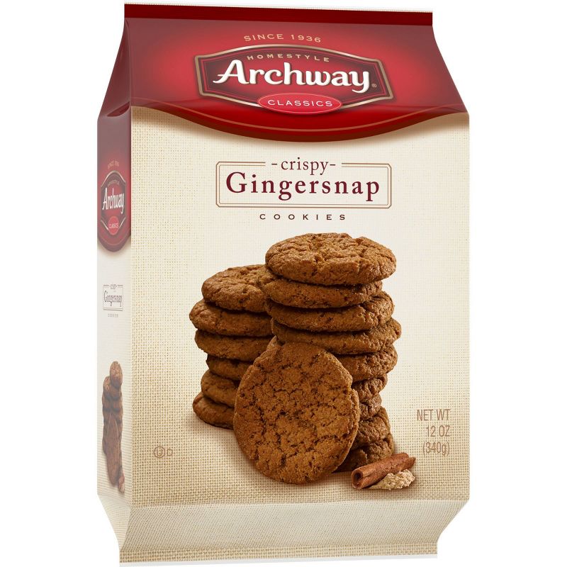 Archway Gingersnap Crispy Snacking Cookies - 14oz