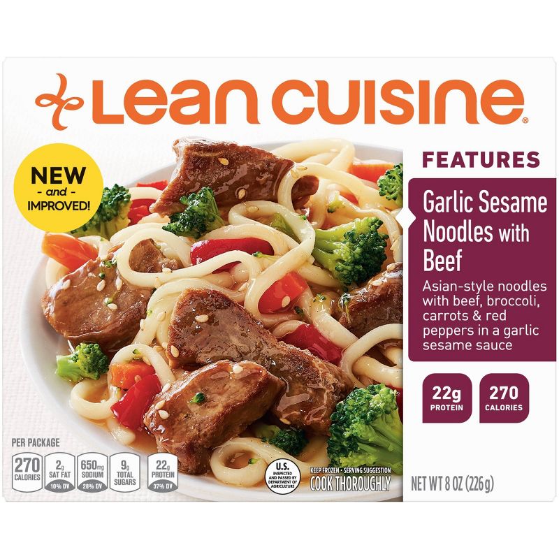 Lean Cuisine Marketplace Frozen Garlic Sesame Noodles with Beef - 8oz