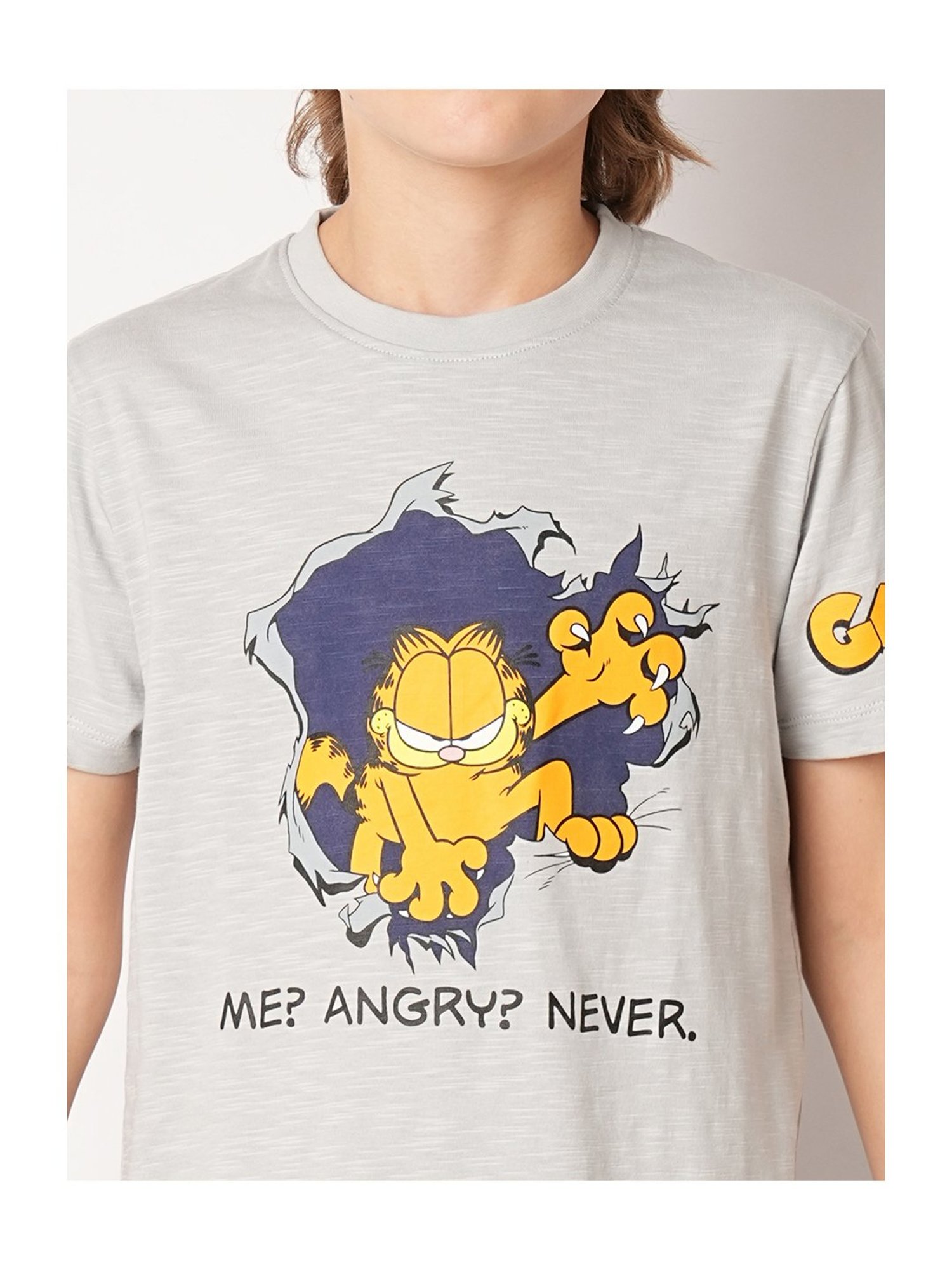 Jack & Jones Junior Dark Grey Printed T-Shirt