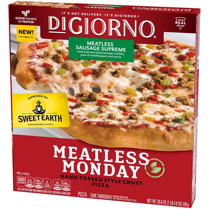 DiGiorno Meatless Sausage Supreme Frozen Pizza - 20.8oz