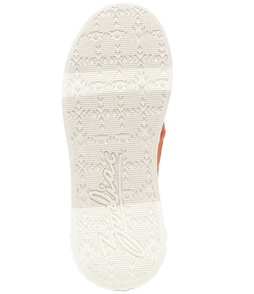 Zodiac Benson Snake Embossed Slip-On Platform Sneakers