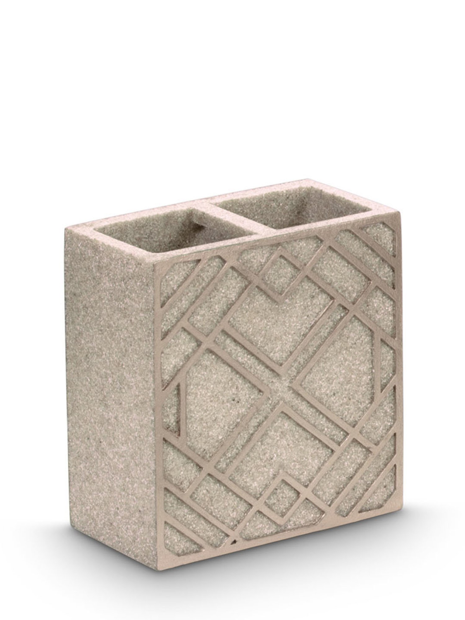 Freelance Brown Polyresin Set of 4 Bathroom Accessories