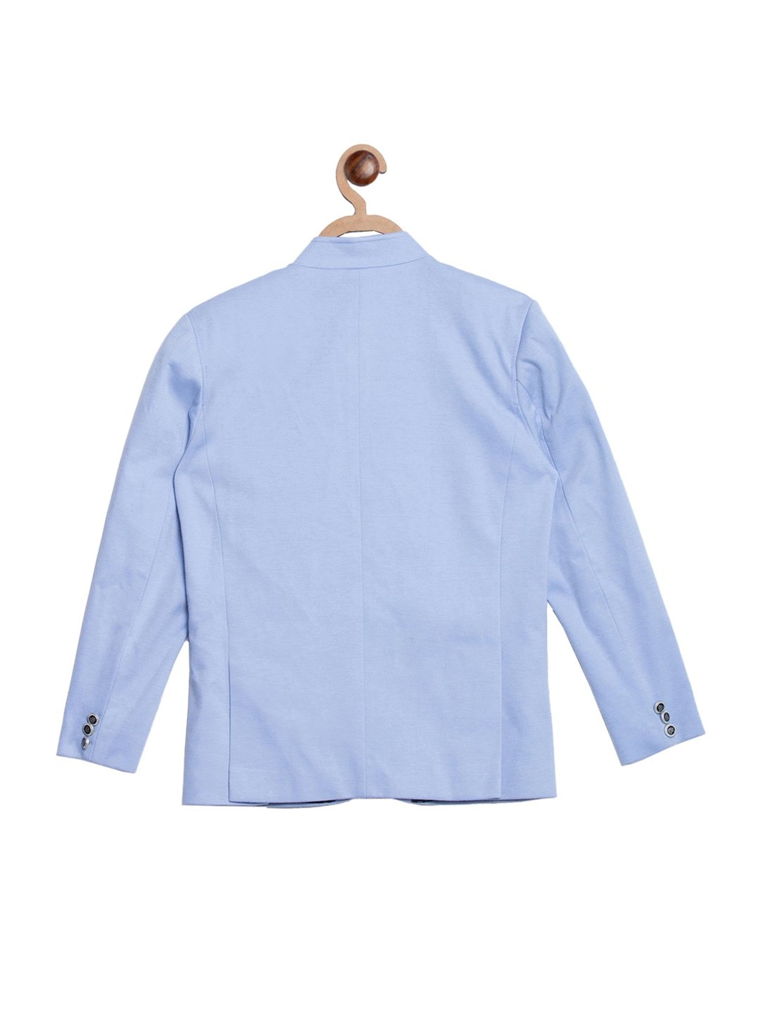 Blue Giraffe Kids Maroon Solid  Blazer