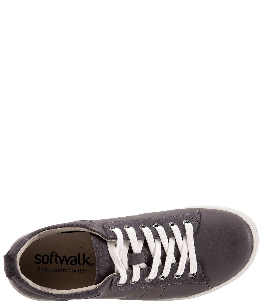 Softwalk Athens Leather Lace-Up Sneakers