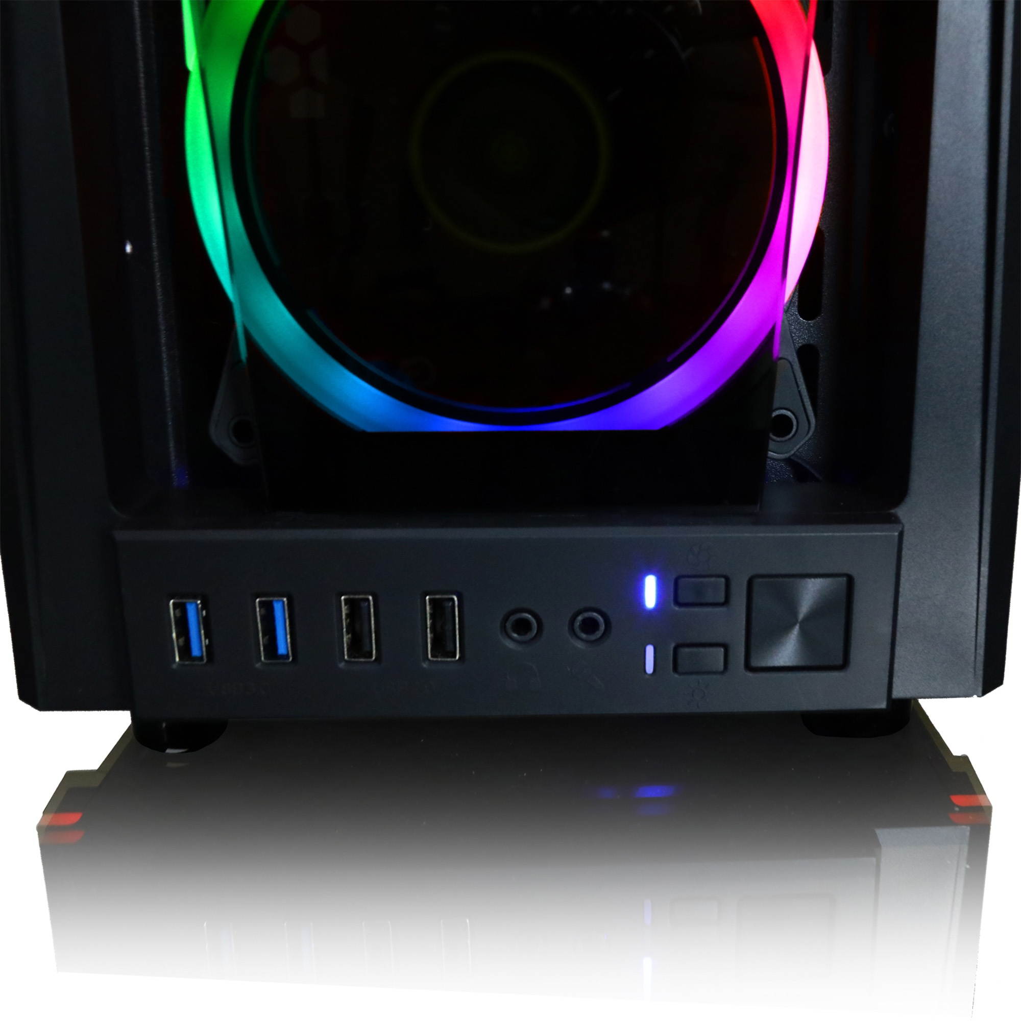 XOTIC V200 Advanced Gaming and Entertainment Desktop (RYZEN 7 5800X 8-core 4.7GHZ Turbo, 16GB DDR4 RAM, 500GB NVMe SSD + 2TB HDD, GeForce RTX 3060 12GB, Windows 10) Liquid Cooled PC