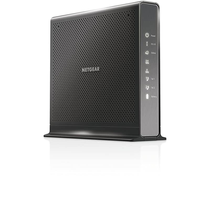 Nighthawk Cable Modem WiFi Router Combo with Voice C7100V For Xfinity by Comcast Internet Voice | Supports Cable Plans Up to 400 Mbps | 2 Phone lines | AC1900 WiFi speed | DOCSIS 30