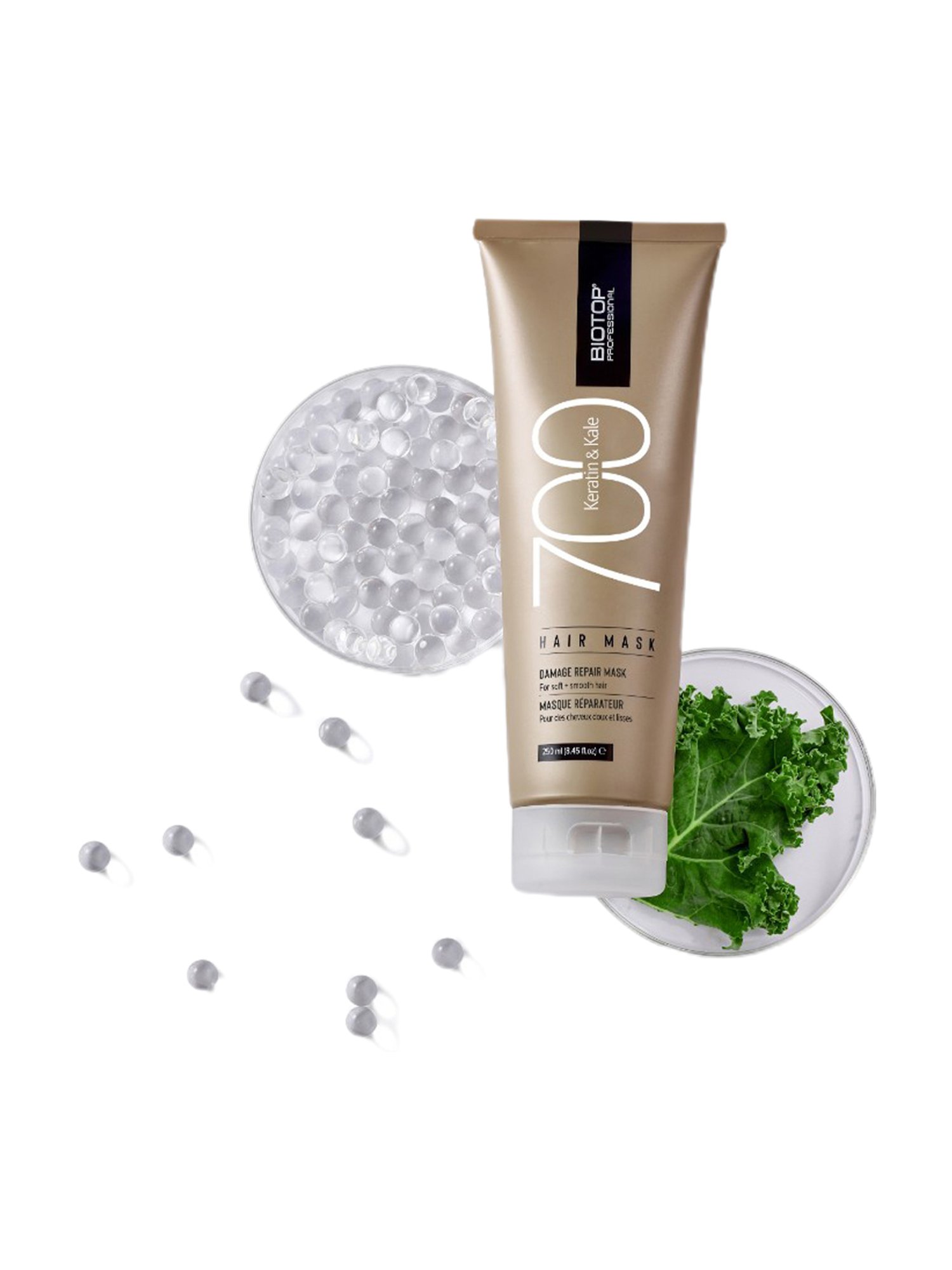 BIOTOP Professional 700 Keratin & Kale Hair Mask - 250 ml