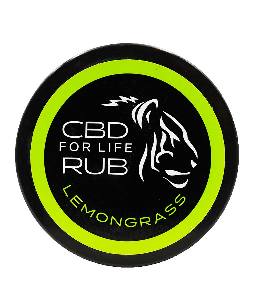 CBD for Life CBD Rub - Lemongrass