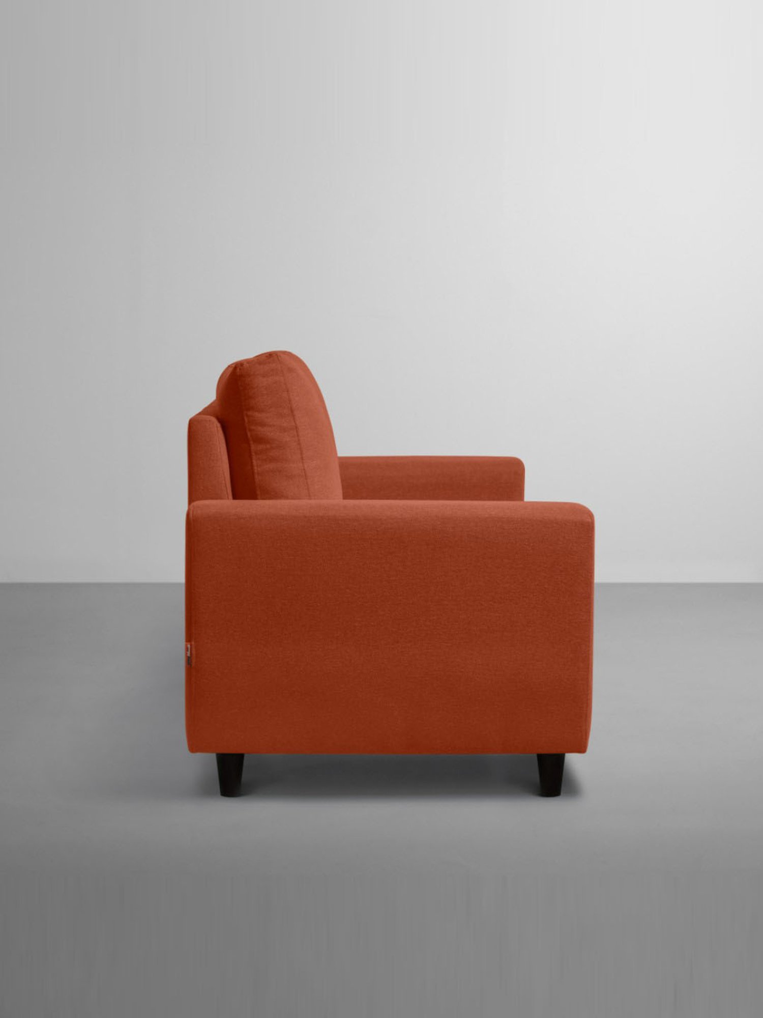 Sleepyhead Bae Ember Orange Fabric 2 Seater Sofa