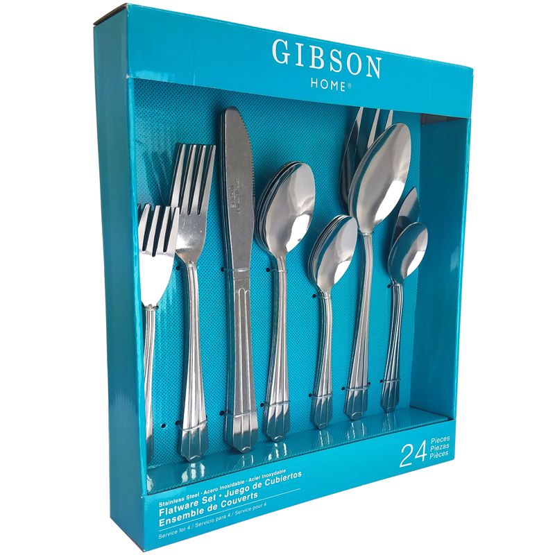Gibson 24 Piece Avenham Flatware Dining Set