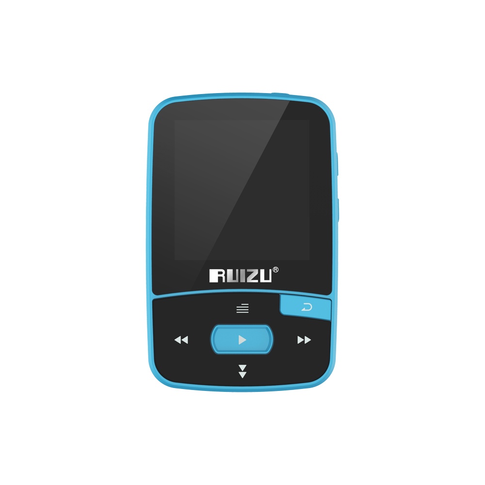 RUIZU X50 8GB 1.5in MP3 Player HiFi Lossless Sound Quality Bluetooth Pedometer TF Card FM Radio Recording E-book Time Calendar