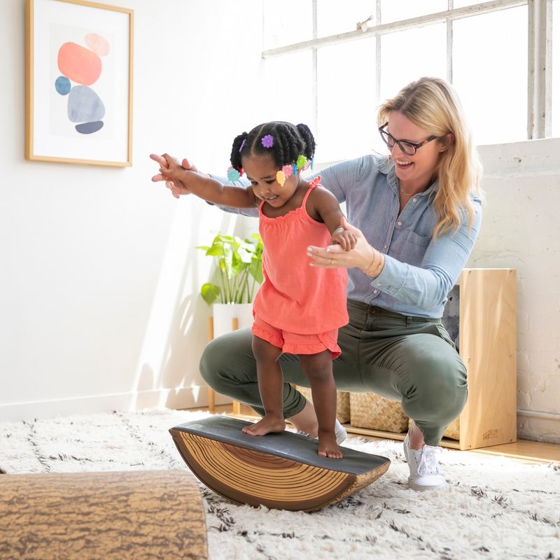 ECR4Kids SoftZone Tree Log Climber Play Set, Indoor Toddler Foam Obstacle Course, 3-Piece