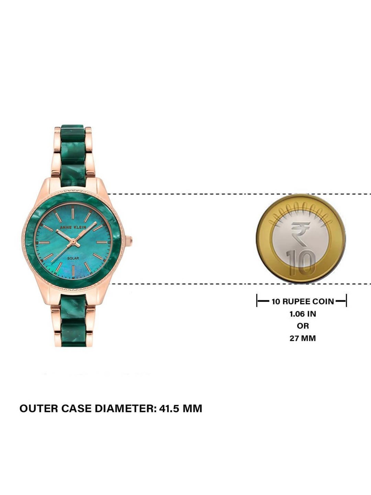 Anne Klein NEAK3770GNRG Analog Watch for Women