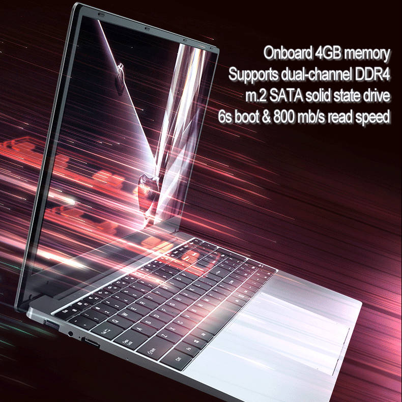 Lemonra Laptop AMD Ryzen R5 2500U, Quad-core and 8 threads Core Graphics Vega 8CU 15.6" Full 1920*1080 HD Display VSR Screen,DDR4 8G Dual Channel, Windows 10, M.2 256GB SSD With Backlight