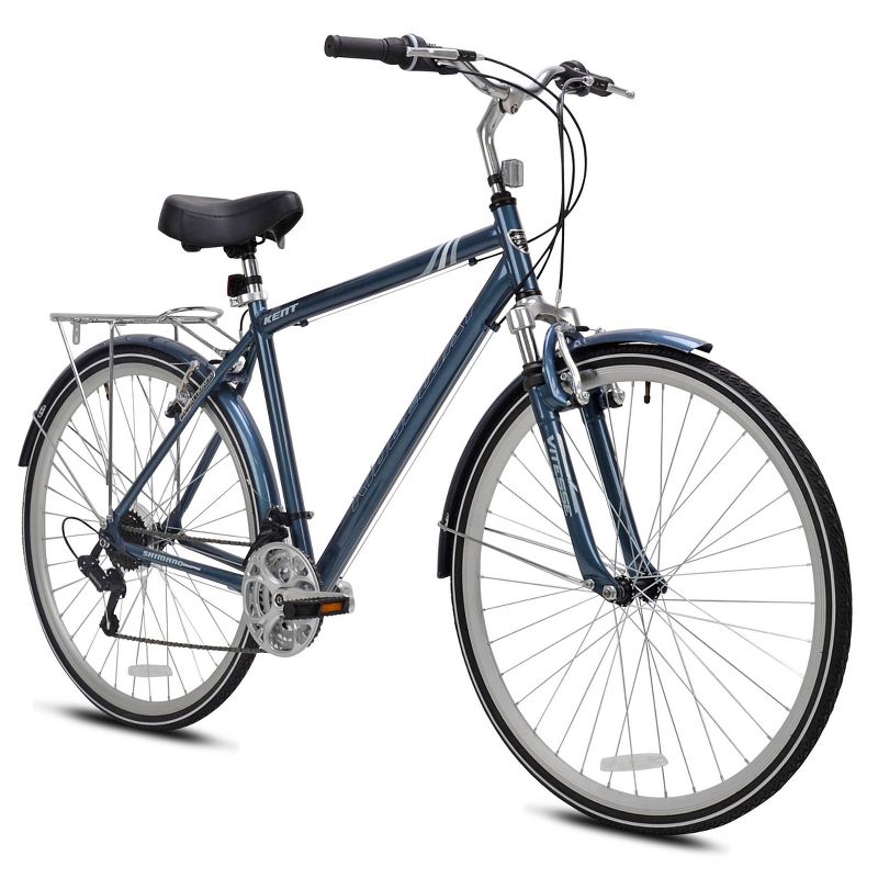 Kent Men's Ridgeway 700c/28" Hybrid Bike - Blue