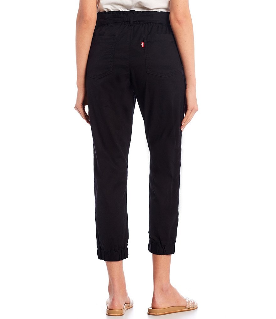 June & Hudson Paperbag Waist Belted Trouser Pants