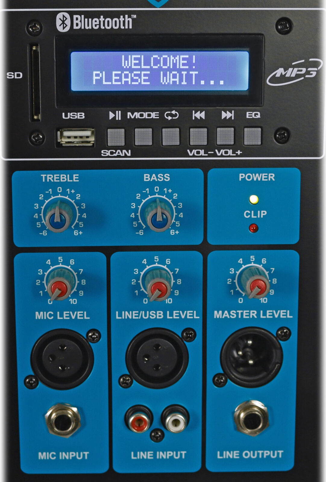 2 15" Bluetooth PA Church Speakers+Mic+Stands 4 Church Sound Systems