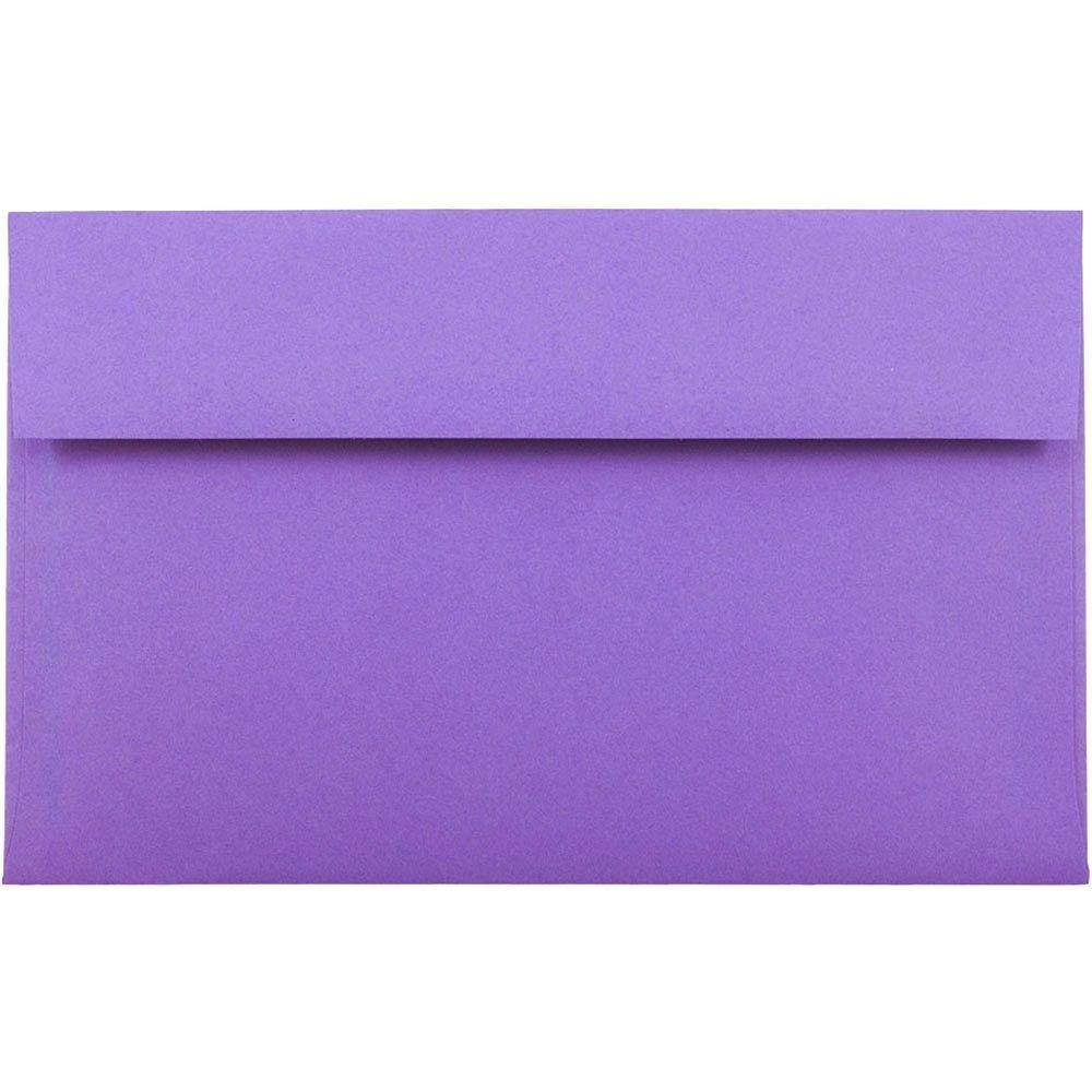 JAM PAPER A10 Colored Invitation Envelopes - 6 x 9 1/2 - Violet Purple Recycled - 25/Pack