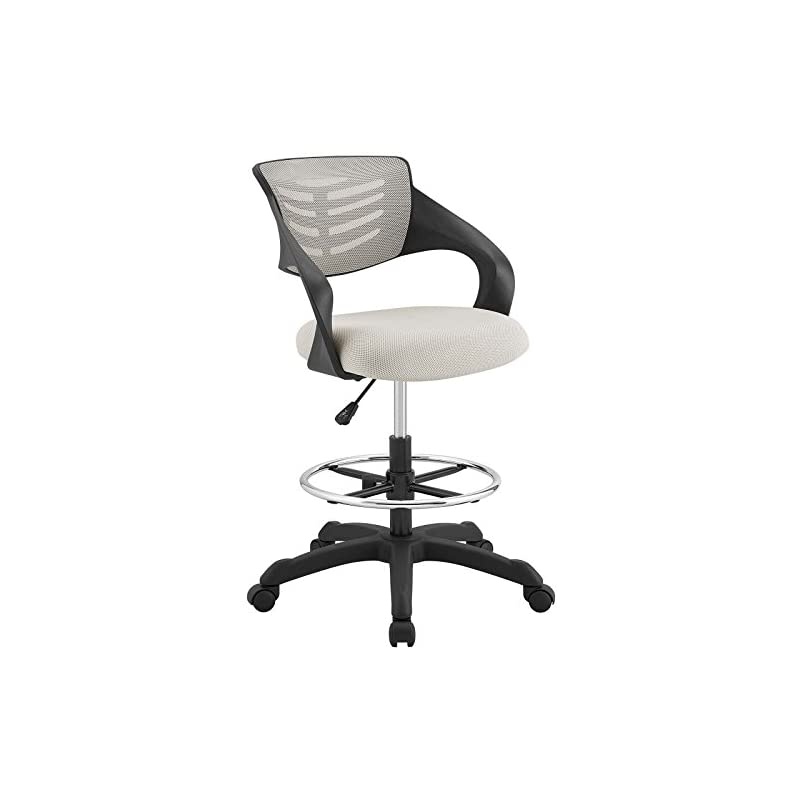 Thrive Drafting Chair - Tall Office Chair for Adjustable Standing Desks in Gray