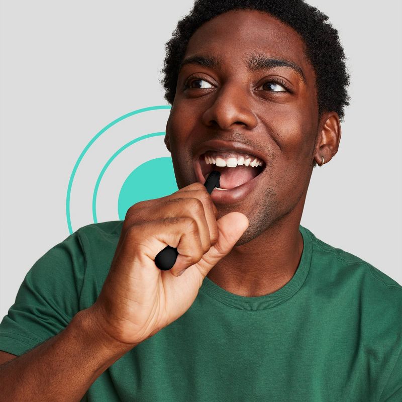 quip Plastic Smart Electric Toothbrush Starter Kit - 2-Minute Timer, Bluetooth, Free App + Travel Case - All-White